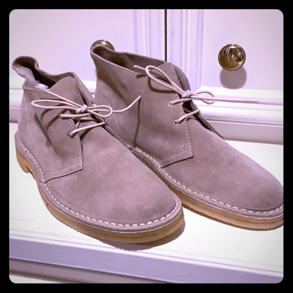 Suede Kate Spade ankle boots, never worn.